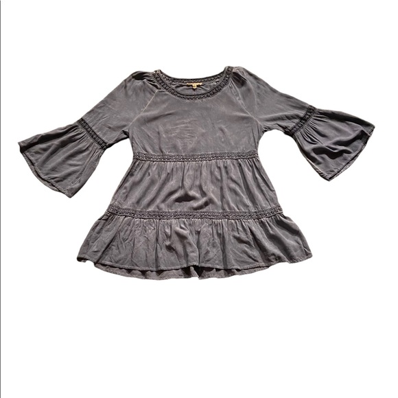 Flint and Moss bohemian style long sleeved intentionally distressed dre… - Picture 2 of 12